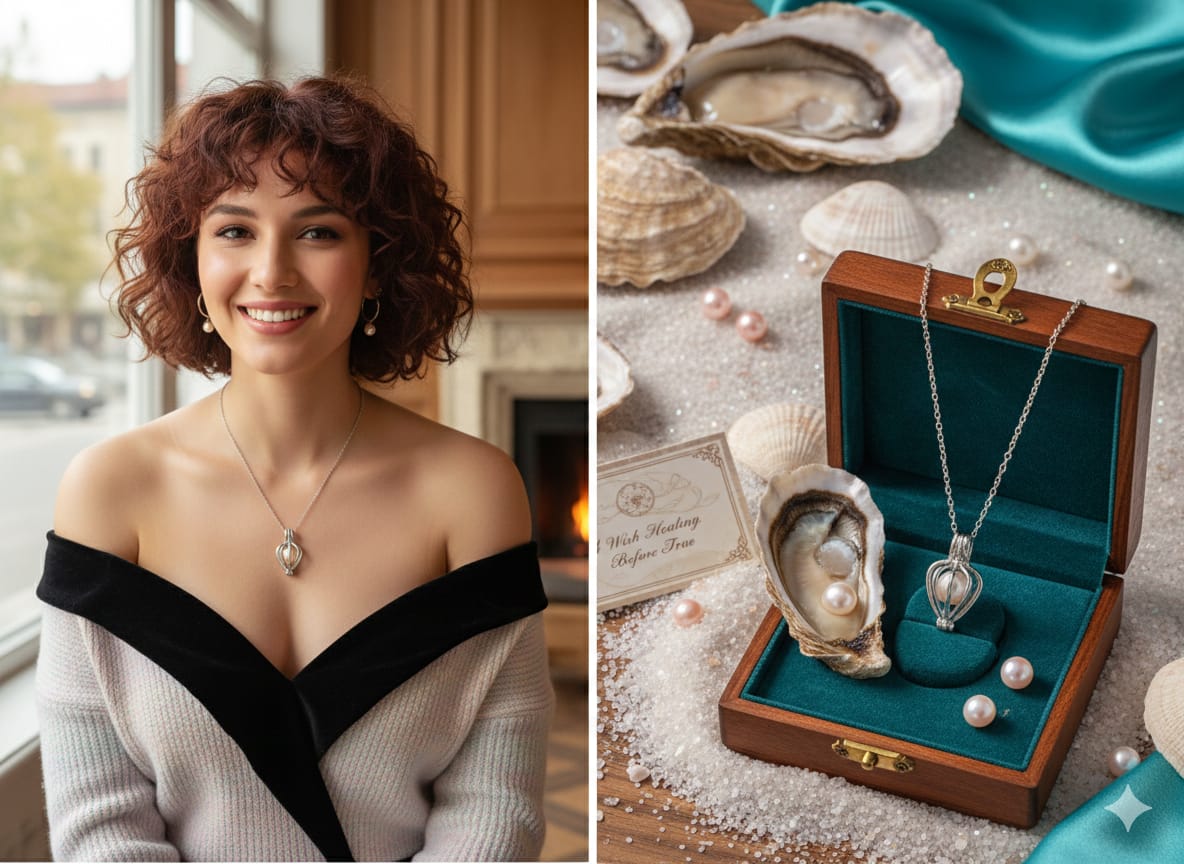 Ocean Love Pearl Necklace